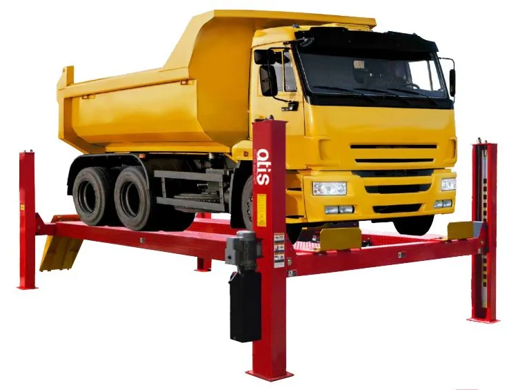 Электрогидравлический подъемник A4180L Подъемник четырехстоечный, 18 т., для слесарных работ с грузовым авто, удлиненный