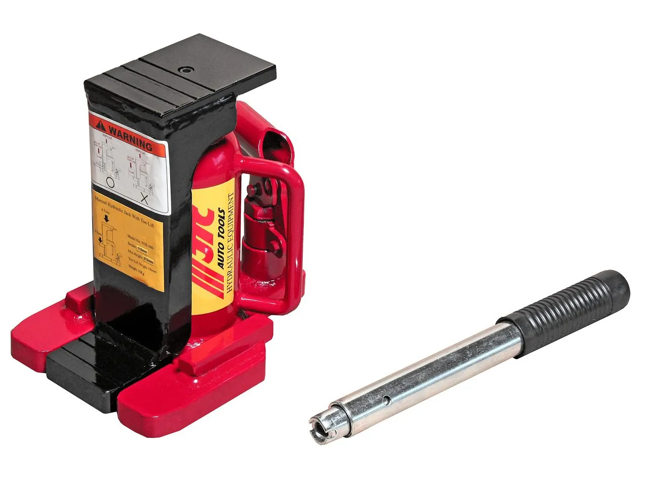 Домкрат бутылочный 6т 212-322мм двухуровневый JTC купить