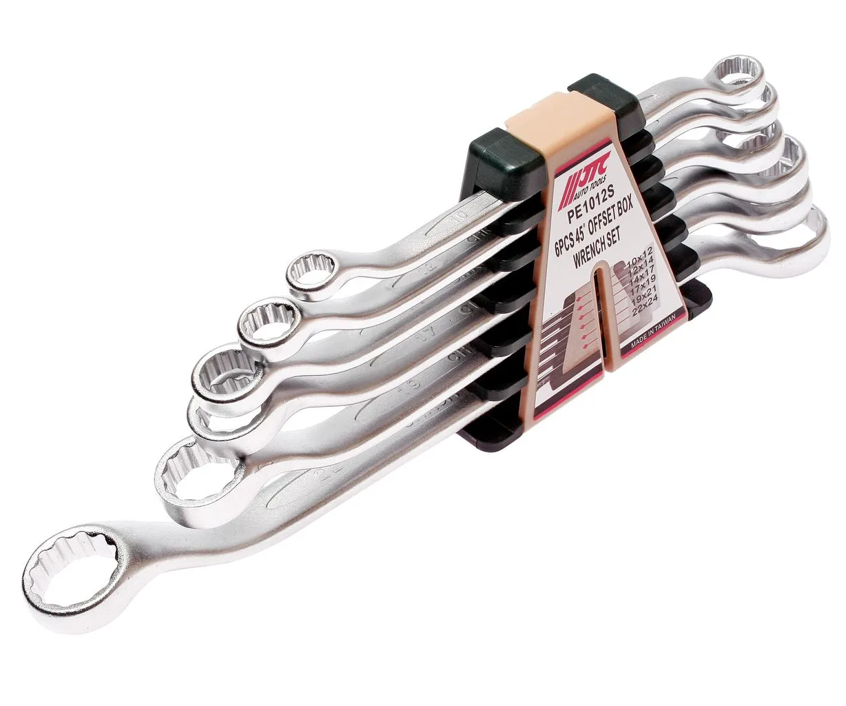 Набор ключей накидных 10-24мм 45град. 12-ти гранных 6 предметов JTC купить