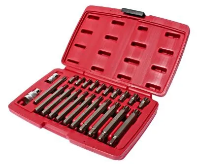 Набор бит 1/2" 3/8" RIBE RM5-RM14 2 держателя 23 предмета в кейсе JTC