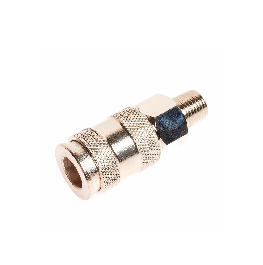 Переходник для компрессора M1/4" быстросъемный с клапаном наружная резьба JTC купить