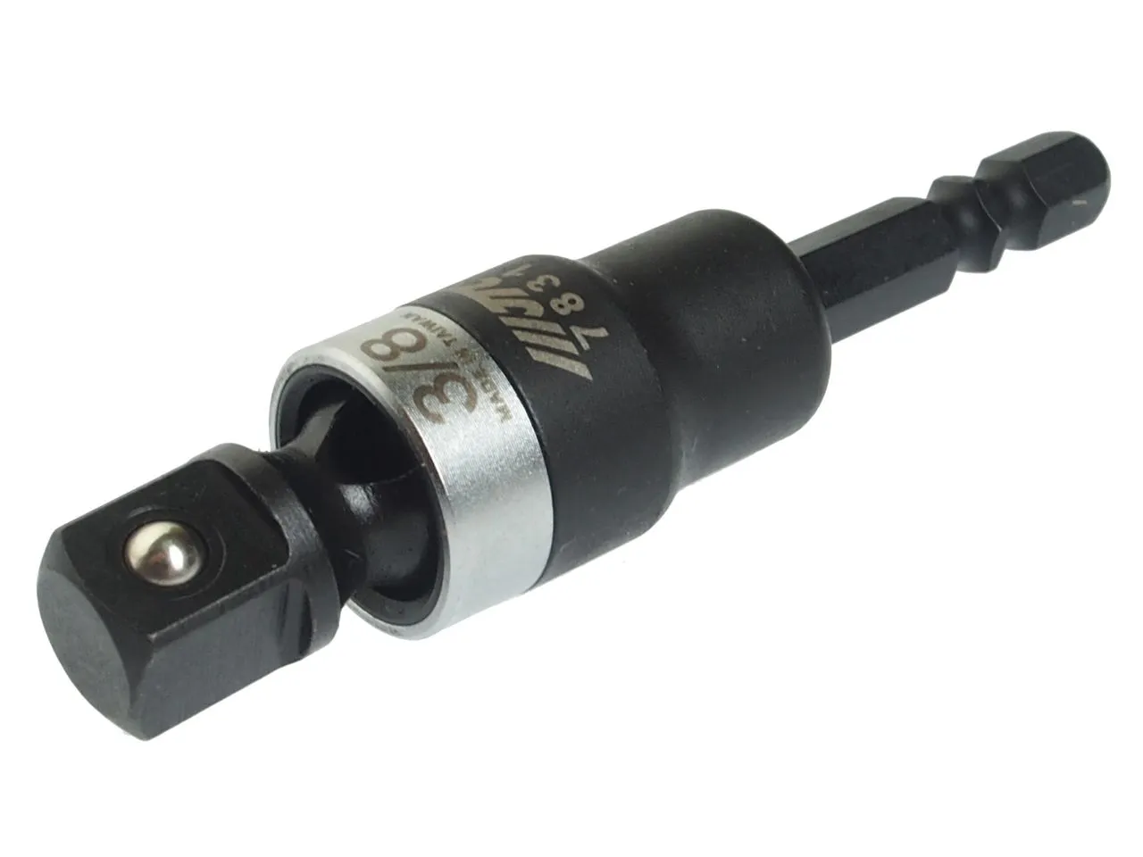 Адаптер 1/4"х3/8" (6.35мм) карданный под шуруповерт JTC купить