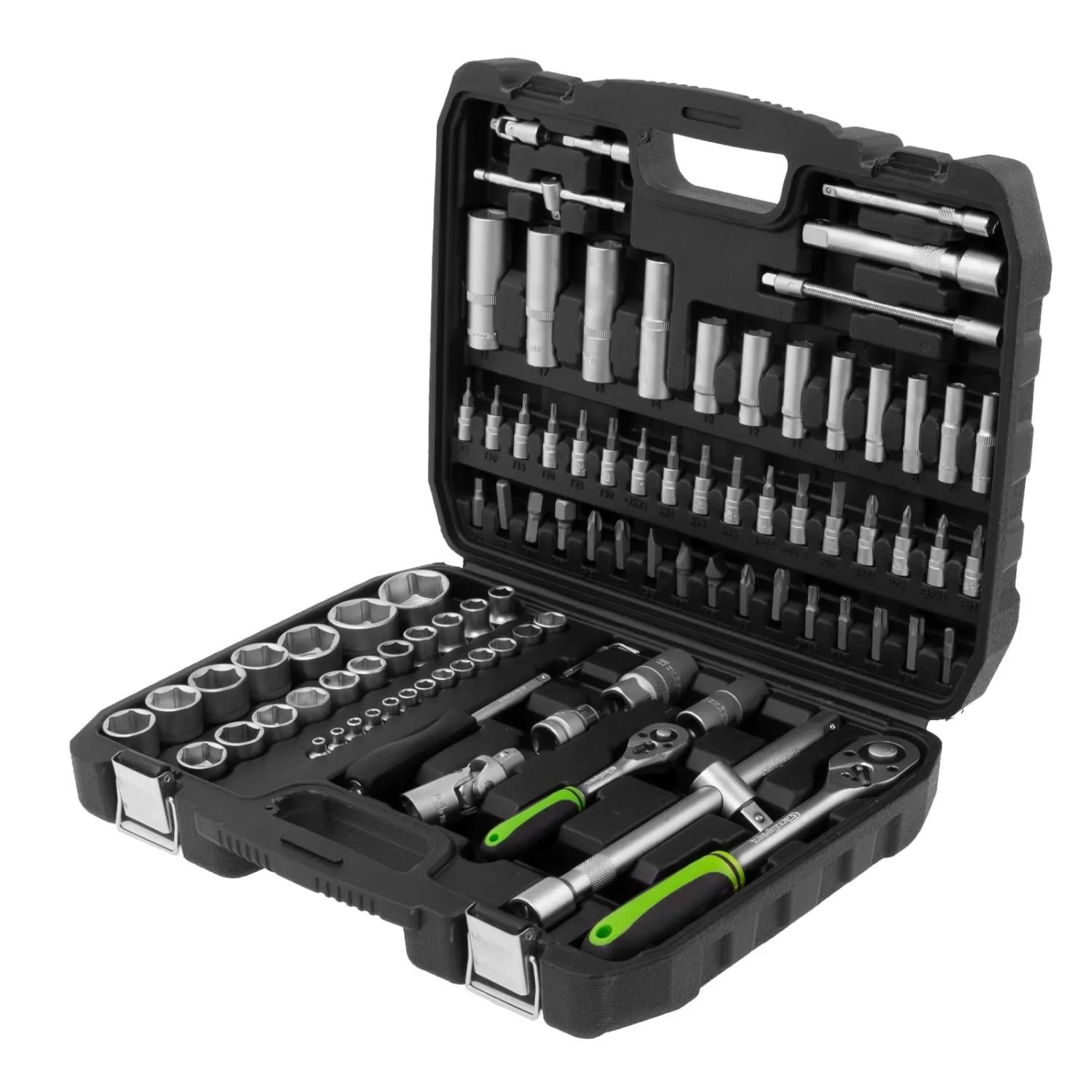 Набор инструмента, 1/2", 1/4", пластиковый кейс,94 предмета Сибртех купить