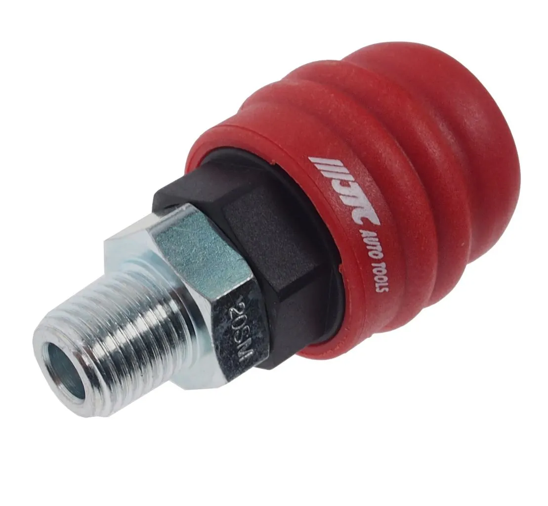 Переходник для компрессора M1/4" быстросъемный наружная резьба композитный двухрежимный JTC купить