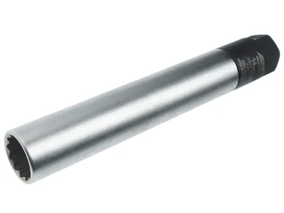 Головка свечная 3/8" 14мм 12-ти гранная с фиксированным усилием затяжки JTC