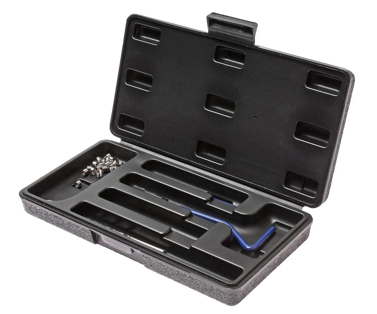 Набор инструментов для восстановления резьбы (вставки М5х0.8, L=6.7мм, 20шт.) 24 предмета JTC купить