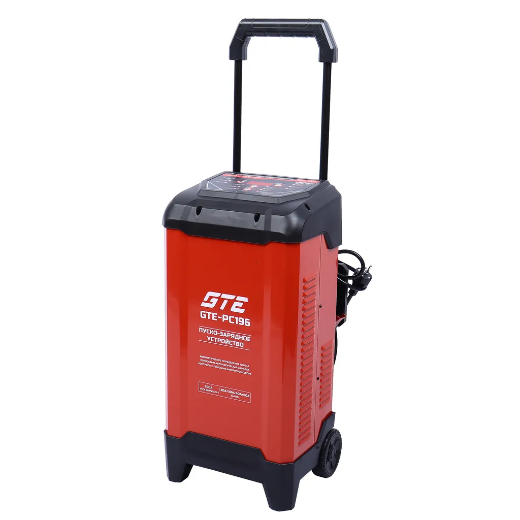 Устройство пуско-зарядное 12-24V 650Ач/300А передвижное GTE купить