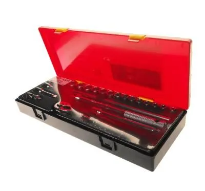 Набор головок торцевых 3/8" 6-ти гранных 06-22мм 23 предмета в кейсе JTC