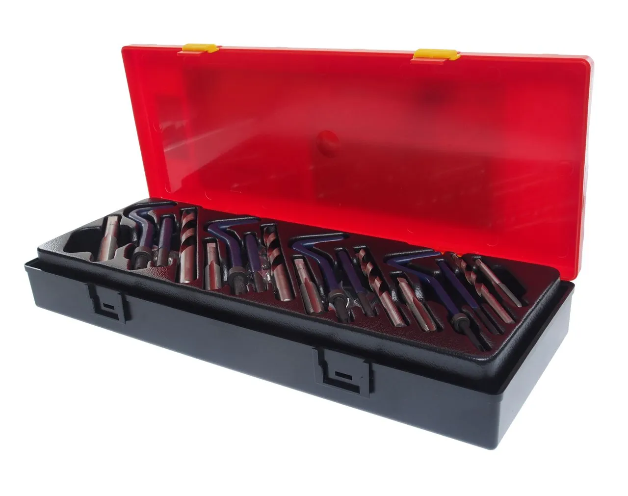 Набор инструментов и вставок для восстановления резьбы М6х1.0-М8х1.25-М10х1.25-М10х1.5-М12х1.25 JTC купить