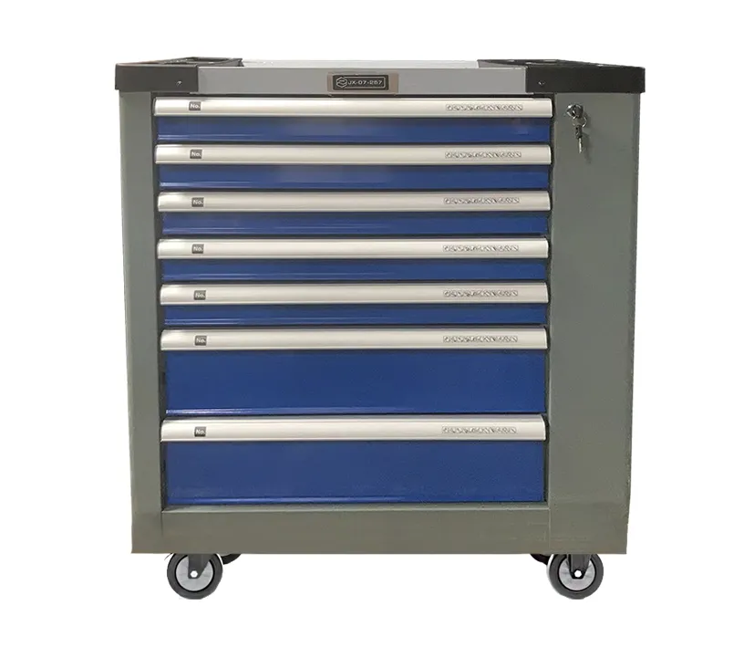 JX-07-267 Тележка инструментальная, 7 ящиков, 267 инструментов купить
