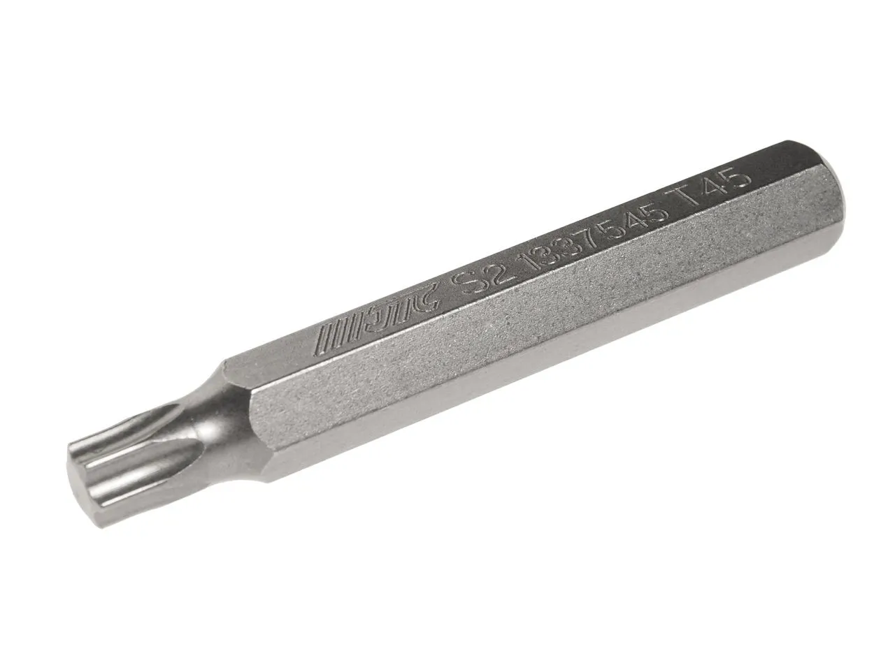 Бита TORX Т45х75мм 10мм удлиненная S2 JTC купить