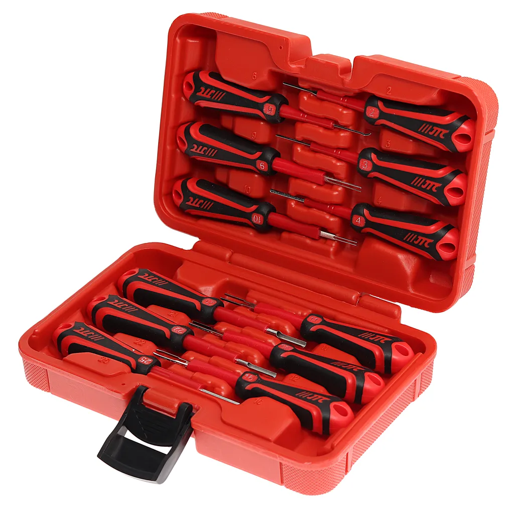 Набор для ремонта электропроводки автомобиля 12 предметов в кейсе JTC купить