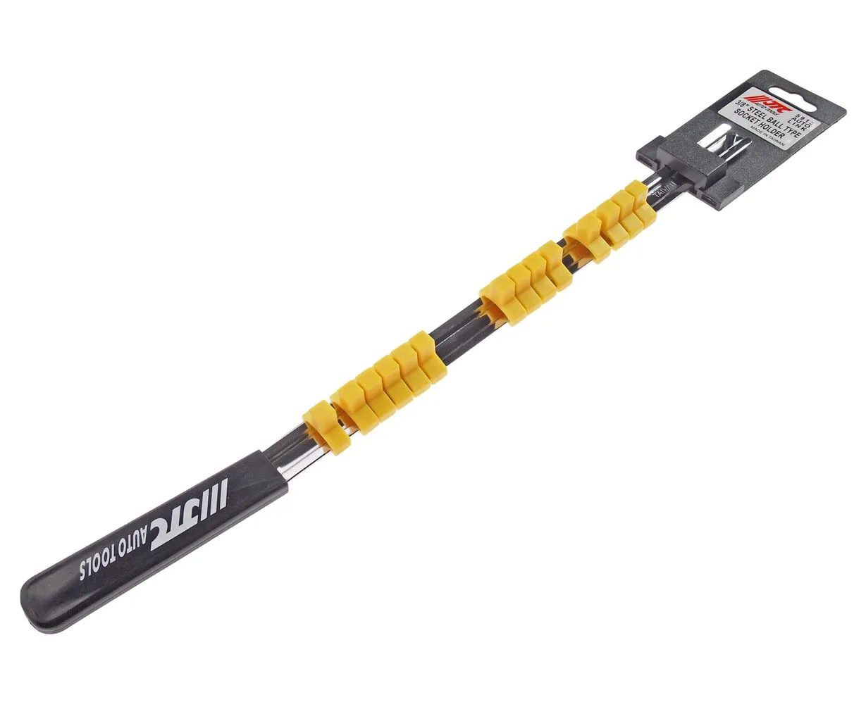 Держатель головок 3/8" L=445мм стальная рейка 14шт. (пластиковая рукоятка) JTC купить