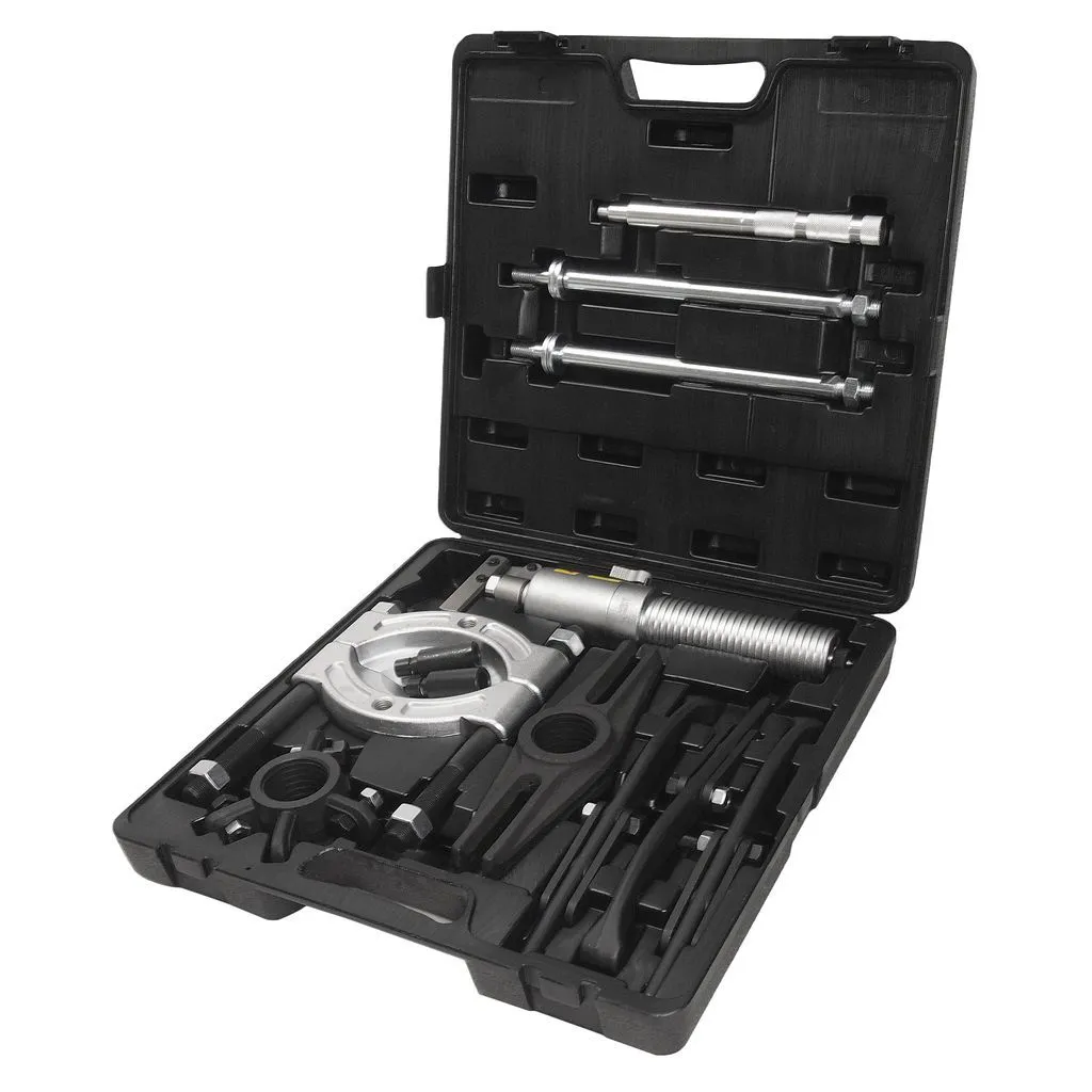 Съемник гидравлический 8т длина 229/270, ширина 100/95, поршень 85мм в кейсе JTC купить